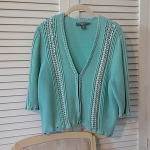 Teal Cardigan Shrug